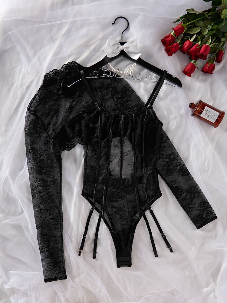 One More Kiss Lace Teddy - Late Night Lingerie