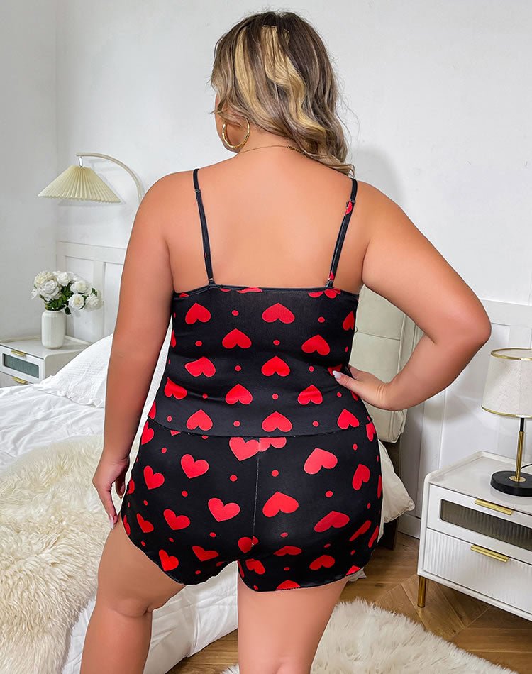 Plus Size Always Napping PJ Short Set - Late Night Lingerie
