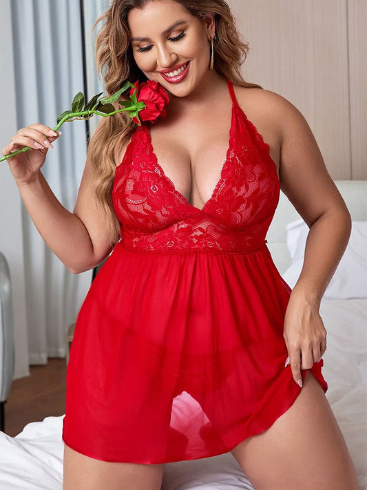 Plus Size Can't Let You Go Chemise - Late Night Lingerie