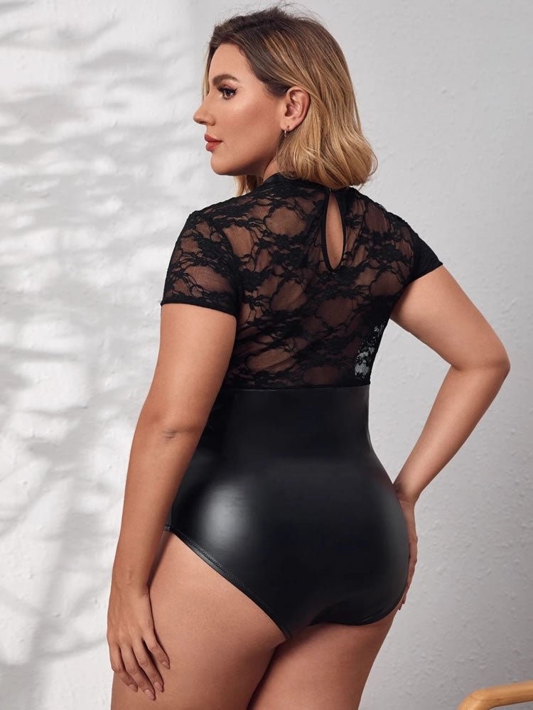 Plus Size Dare Me Lace Bodysuit - Late Night Lingerie