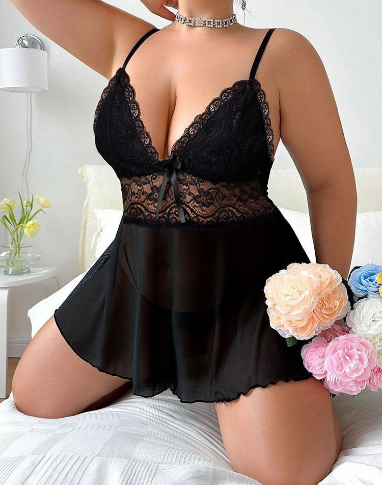 Plus Size Excuse Me Babydoll - Late Night Lingerie