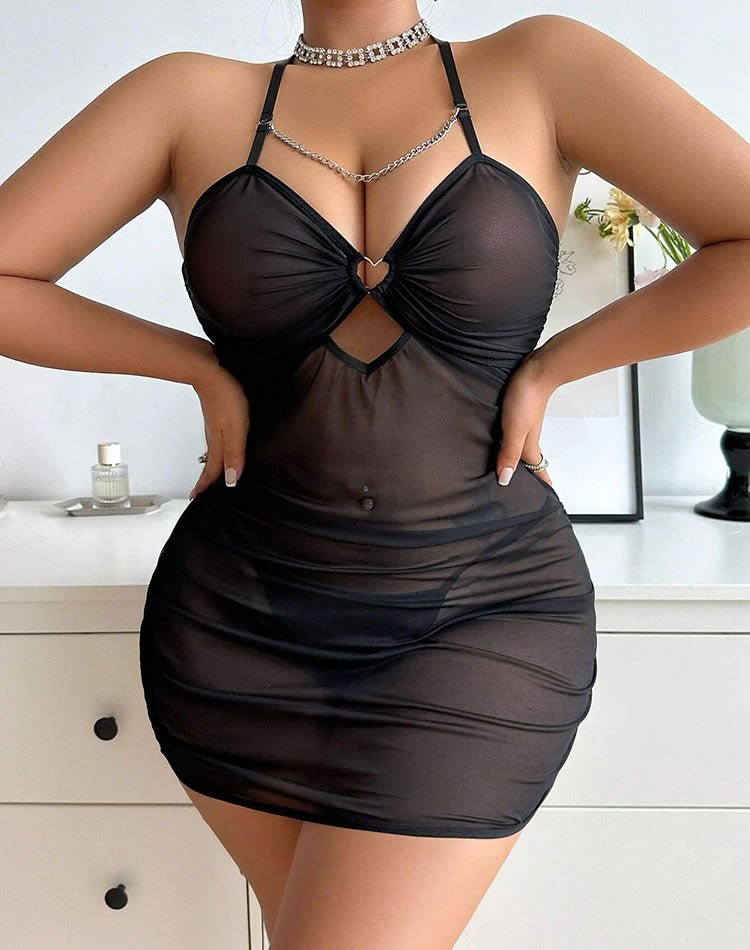 Plus Size Hot And Unbothered Chemise - Late Night Lingerie