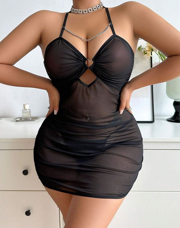 Plus Size Hot And Unbothered Chemise - Late Night Lingerie