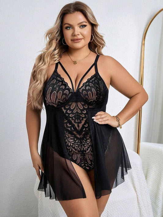 Plus Size Like Never Before Teddy - Late Night Lingerie