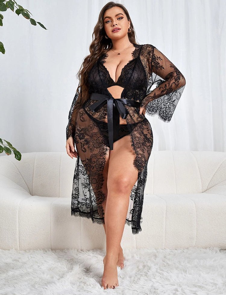 Plus Size New Lover Robe - Late Night Lingerie