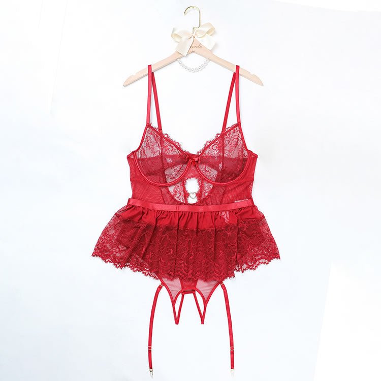 Plus Size Seductive Lace Sexy Teddy - Late Night Lingerie