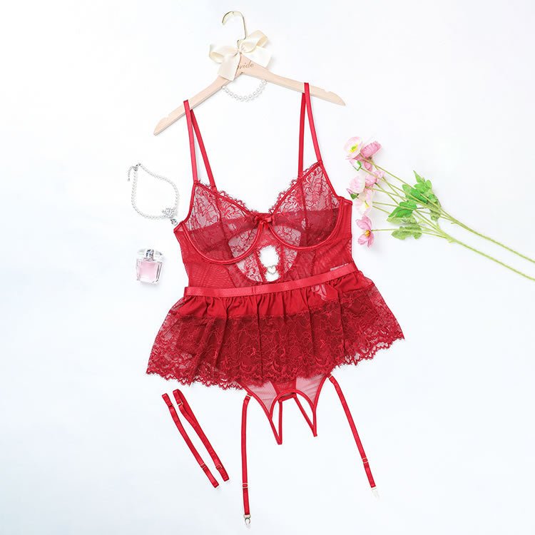 Plus Size Seductive Lace Sexy Teddy - Late Night Lingerie