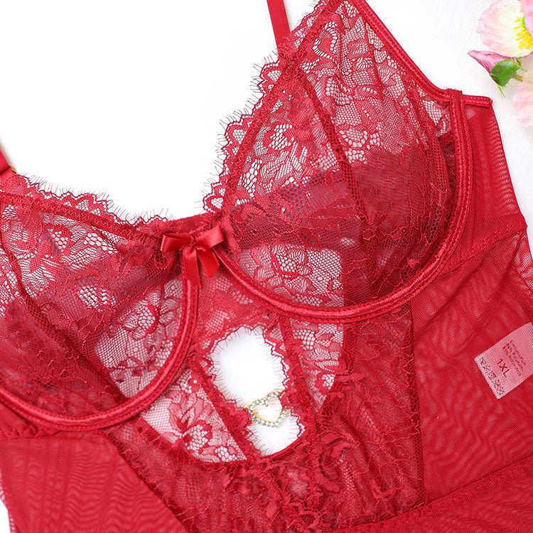 Plus Size Seductive Lace Sexy Teddy - Late Night Lingerie