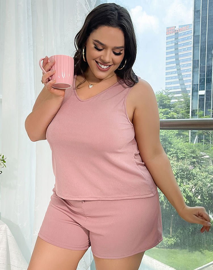 Plus Size Sienna Pajama Set - Late Night Lingerie