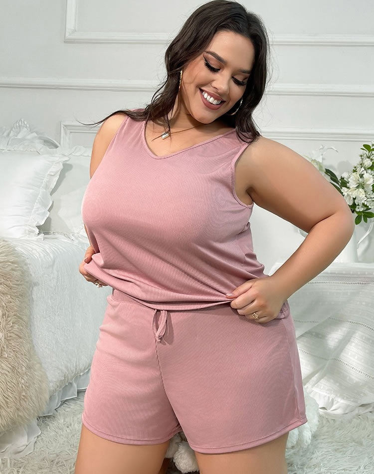 Plus Size Sienna Pajama Set - Late Night Lingerie