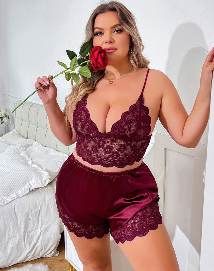 Plus Size Your Obsession Short Set - Late Night Lingerie