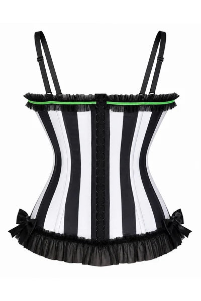 Lavish Mad Tea Party Corset Bustier with Underwire Cups