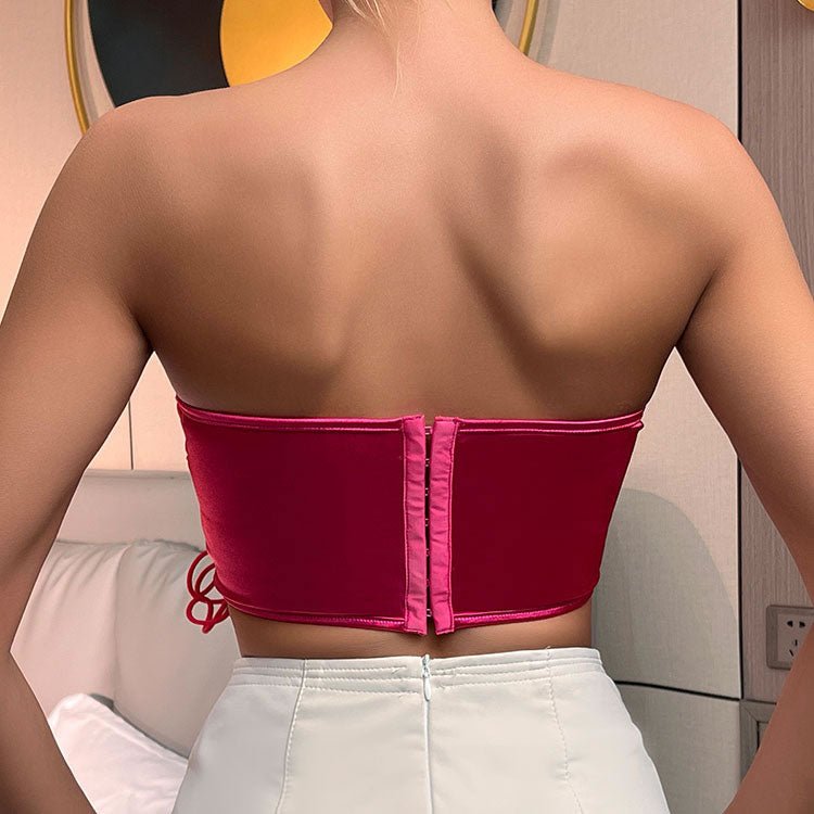 Romantic Fuchsia Bustier Top - Late Night Lingerie