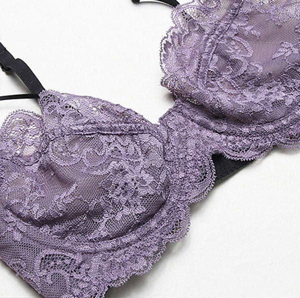 Sheer Lace Bra Lingerie Set - Late Night Lingerie