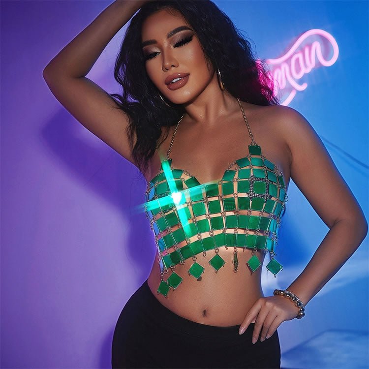 Sparkle Shine Summer Sequin Top - Late Night Lingerie