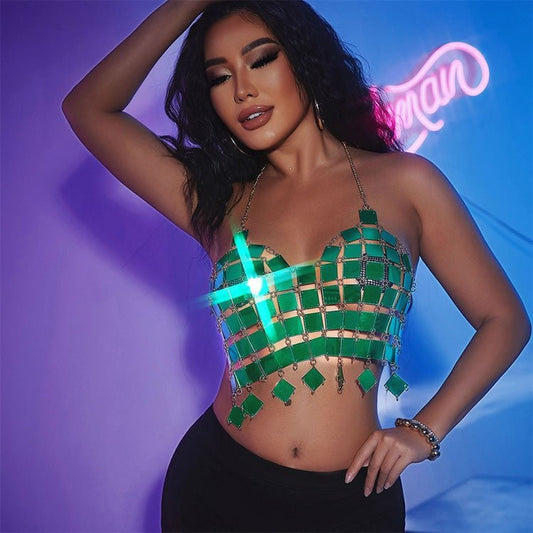 Sparkle Shine Summer Sequin Top - Late Night Lingerie