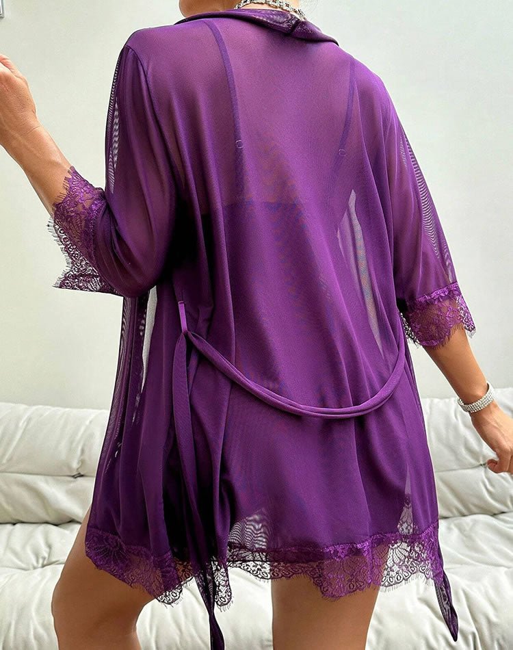 Special Lover Lace PJ Robe Set - Late Night Lingerie
