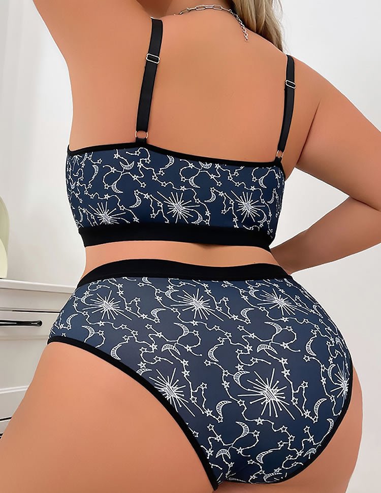 Starry Night Plus Size Lingerie Set - Late Night Lingerie