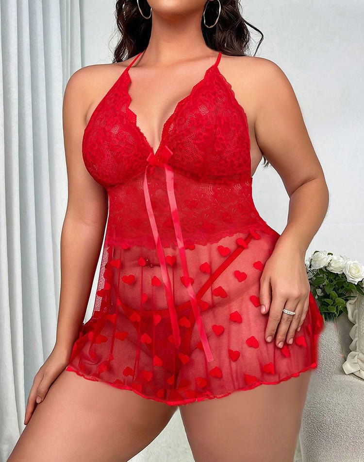 Sweet Romance Mesh Babydoll - Late Night Lingerie