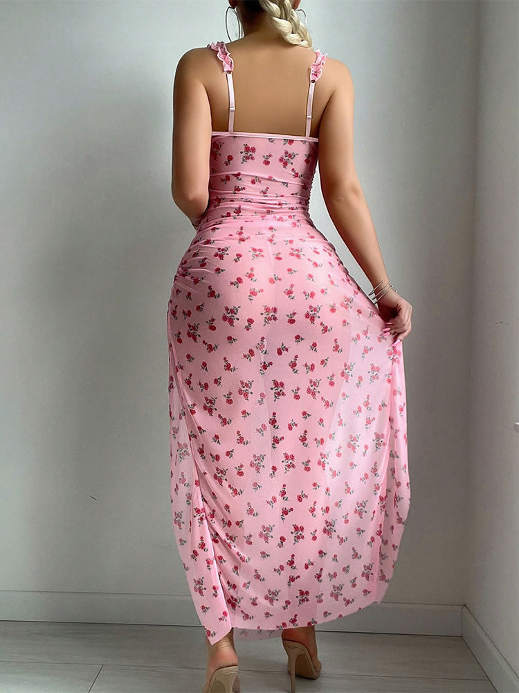 Garden of Love Mesh Night Gown