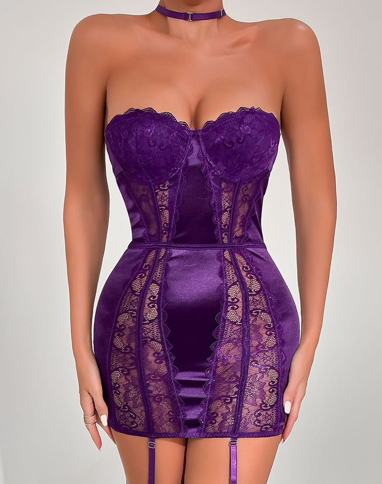 Tease Me Slowly Chemise Set - Late Night Lingerie