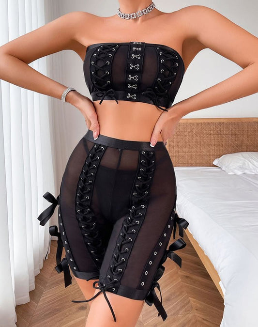 Tomgirl Biker Short Set - Late Night Lingerie