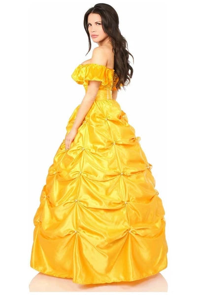Lavish Yellow Brick Road Corset Bustier Corset with Underwire Cups