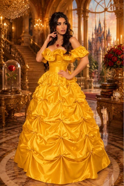 Lavish Yellow Brick Road Corset Bustier Corset with Underwire Cups