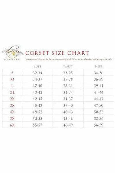 Top Drawer 5 PC Red Hot Riding Hood Corset Costume