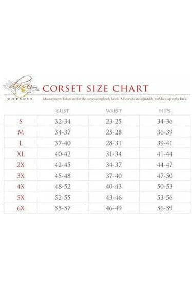 Top Drawer 6 PC Fairytale Princess Corset Costume