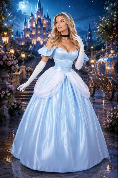 Top Drawer 6 PC Fairytale Princess Corset Costume