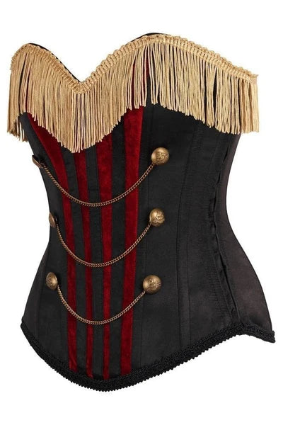 Top Drawer Midnight Ringmaster Steel Boned Corset