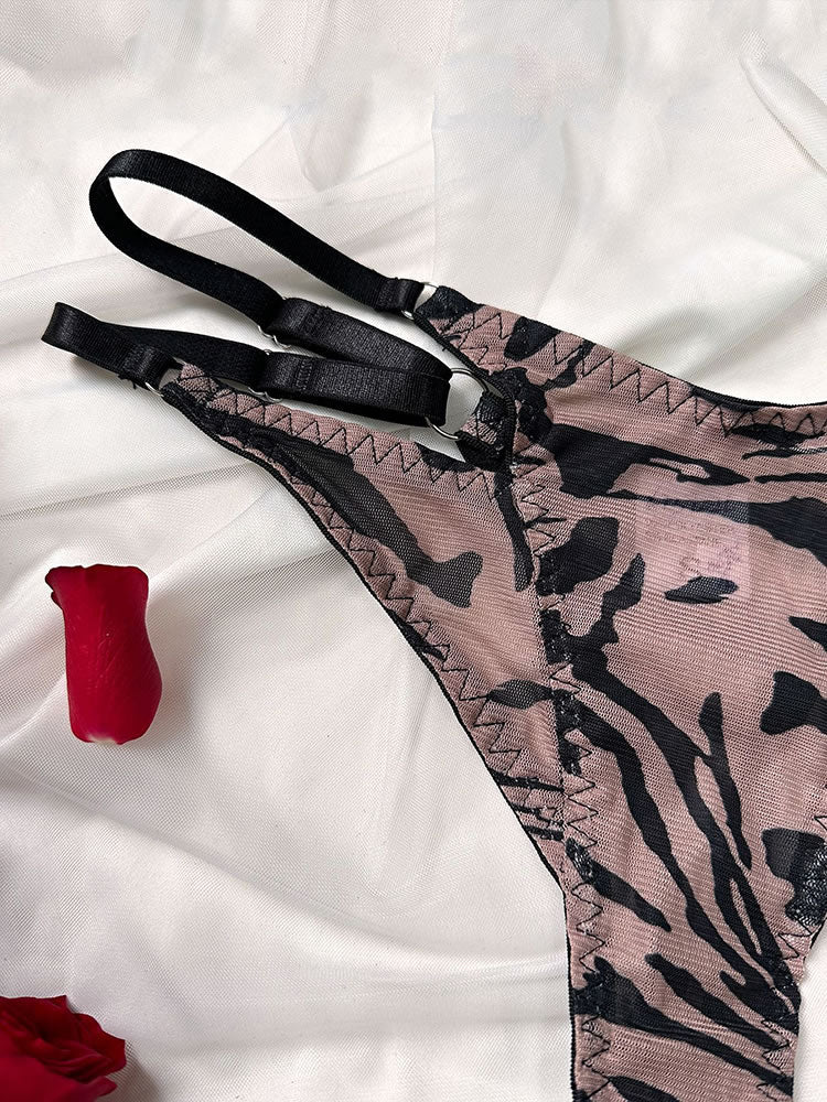 Wild Desires Mesh Panty 2 Piece Set - Late Night Lingerie