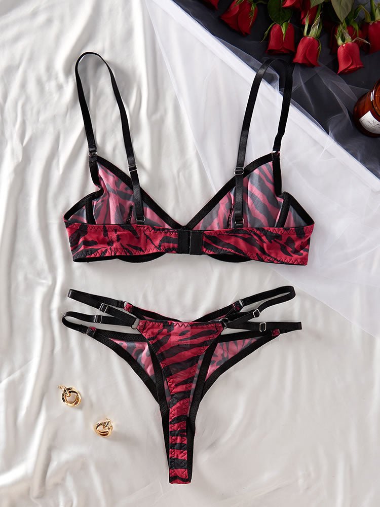 Wild Desires Mesh Panty 2 Piece Set - Late Night Lingerie