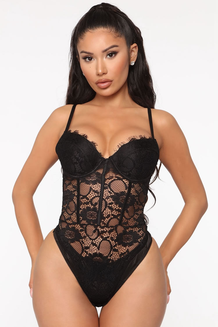 Lay Me Down lace Teddy