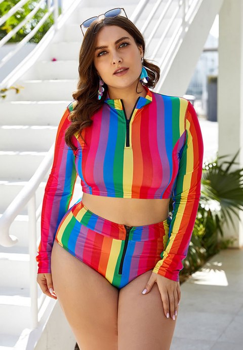 Plus Size Maldives Sporty Two Piece Swimsuit