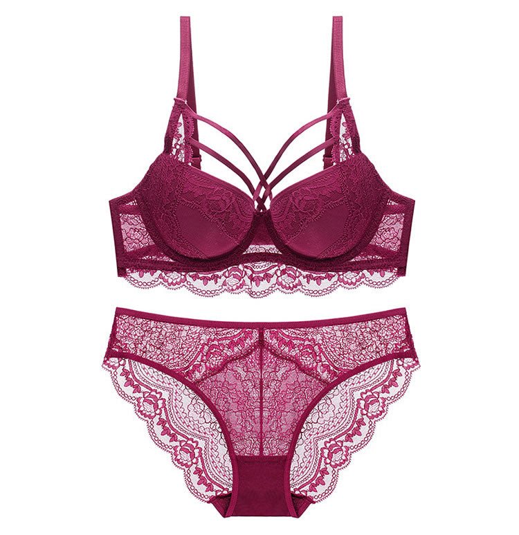 All Crossed Up Bra Set - Late Night Lingerie