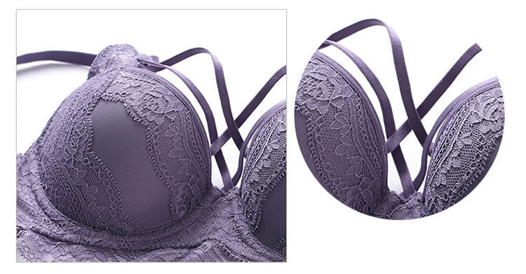 All Crossed Up Bra Set - Late Night Lingerie