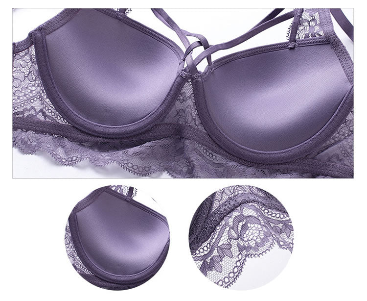 All Crossed Up Bra Set - Late Night Lingerie