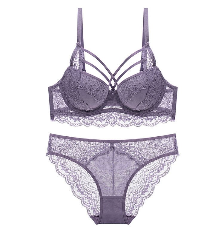 All Crossed Up Bra Set - Late Night Lingerie