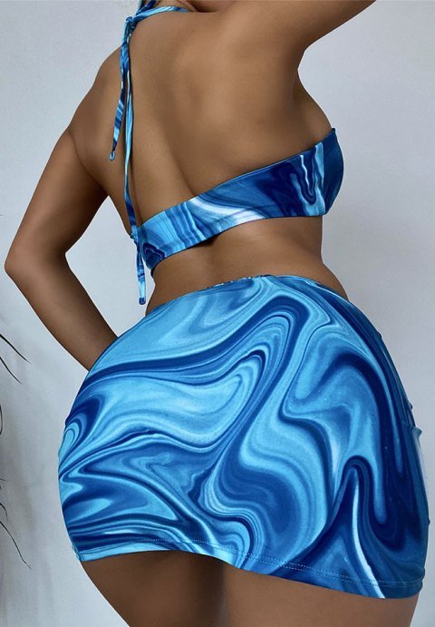 Cloud Chasing 3 Piece Bikini Cover Up Set - Late Night Lingerie
