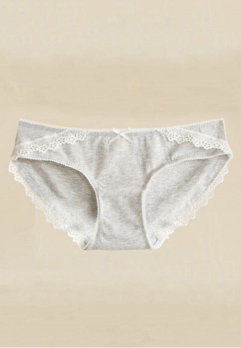 Cute Style Lace Trim Panty - Late Night Lingerie