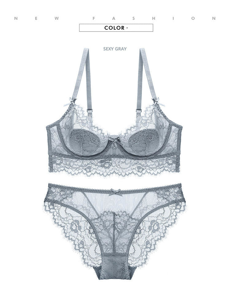 Floral Lace Lingerie Push up Bra Sets - Late Night Lingerie