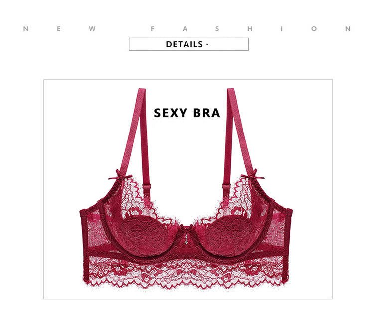 Floral Lace Lingerie Push up Bra Sets - Late Night Lingerie