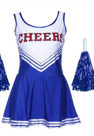 High School Sports Team Cheerleader Girl Uniform
