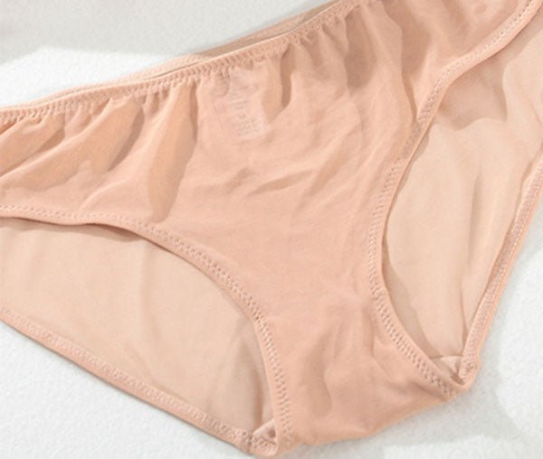 Lace Silk Edge Smooth Demi Bra Lingerie set - Late Night Lingerie