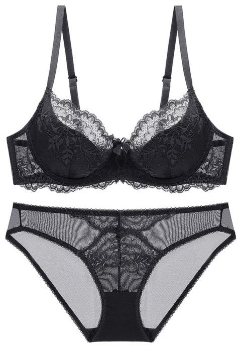 On The Daily Lace Bra Set - Late Night Lingerie