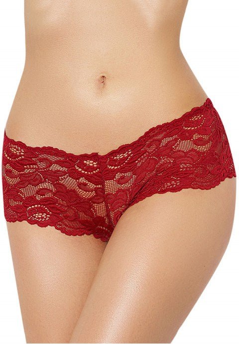 Plus Size All Over Lace Boyshort - Late Night Lingerie