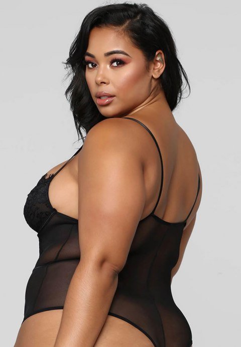Plus Size Real Me In Teddy - Late Night Lingerie