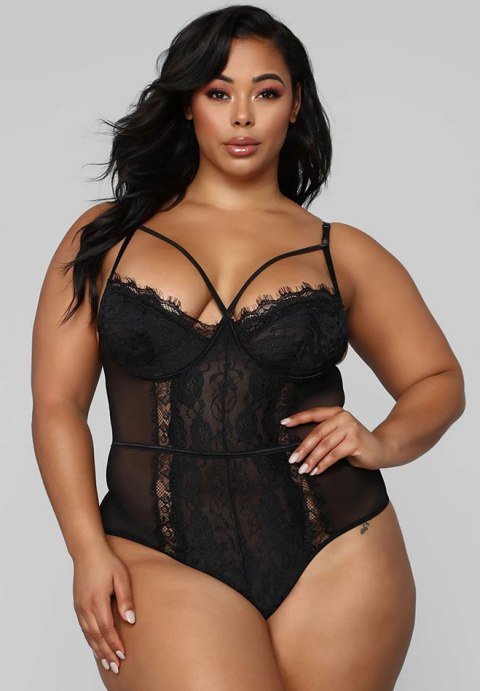 Plus Size Real Me In Teddy - Late Night Lingerie